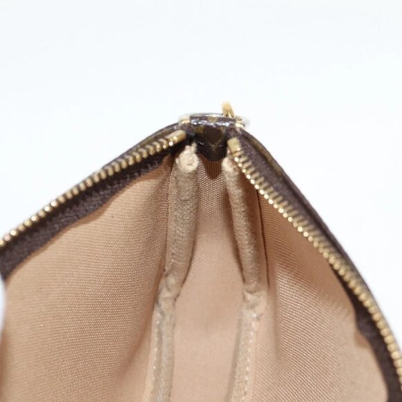 LOUIS VUITTON Christmas Only Mini Pochette Accessoires Pouch M58501 Auth 135900V - Picture 13 of 16